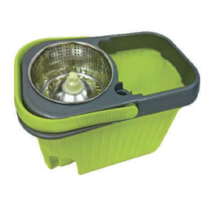 Compact Spin Mop Bucket with Built In Wringer